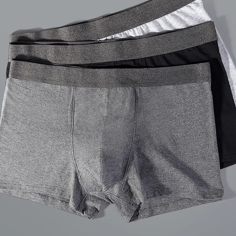 无印同款男式内裤新疆长绒棉纯棉无痕男士平脚裤N023
