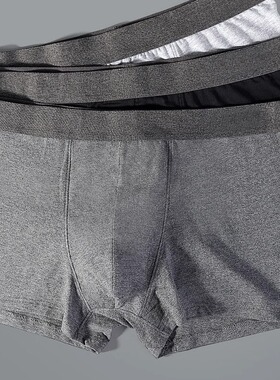 无印同款男式内裤新疆长绒棉纯棉无痕男士平脚裤N023