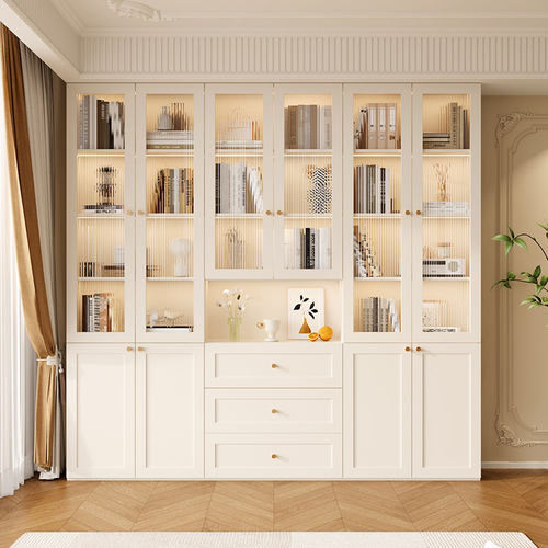 欧式自由组合书柜23现代书架柜子
