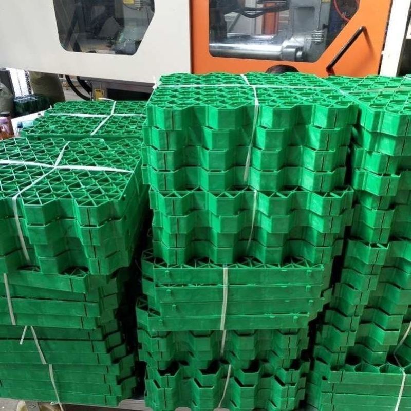 植草格塑料草坪格停车场通道植草砖护坡园林绿化平口庭院网格