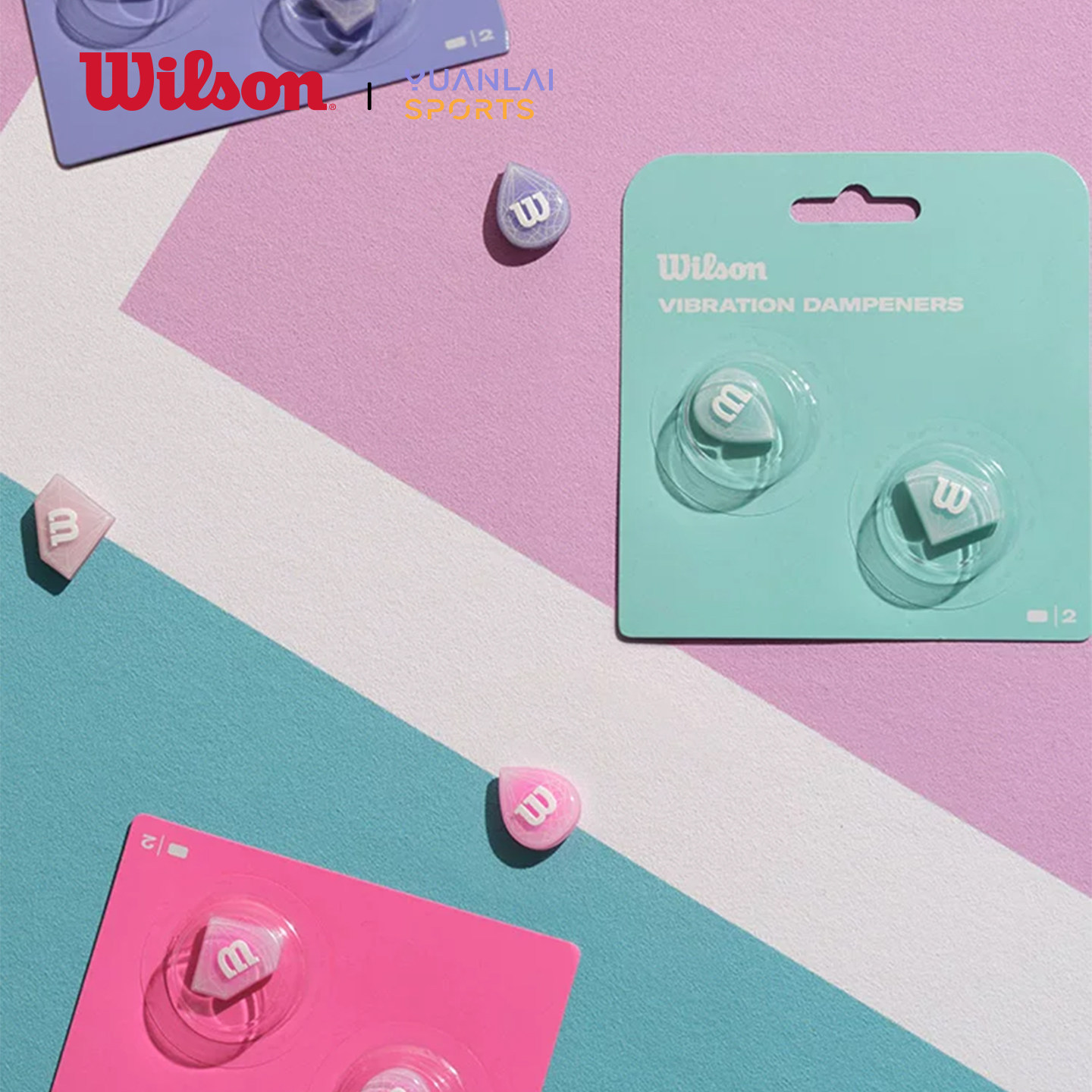 Wilson威尔胜彩色避震器美网法网小黄人联名卡通网球防震舒适减震图片