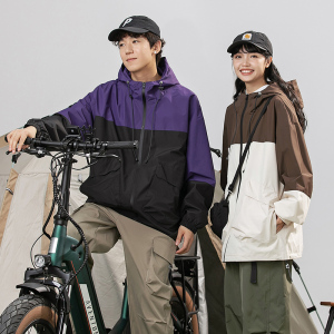1516-3-2273-P110 2024秋冬潮牌重磅拼接机能风工装外套图片