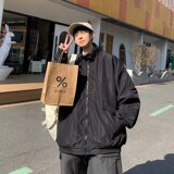 1516-3-633-P65潮牌复古夹克男ins春秋棒球服宽松情侣bf百搭外套，男装夹克，星座1516-3
