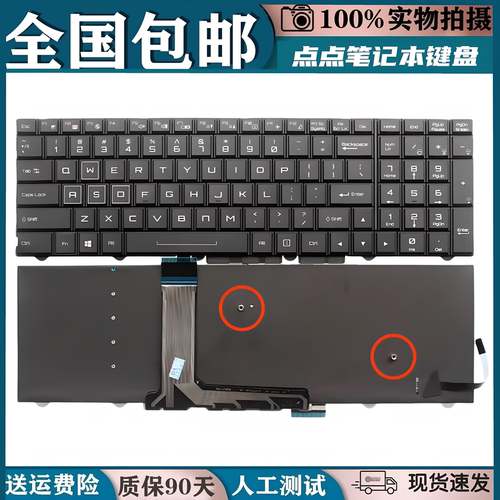 适用 神舟蓝天P775DM P751ZM P870 P770DM 笔记本键盘更换