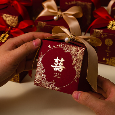 2024新款中式结婚糖盒高档糖果盒