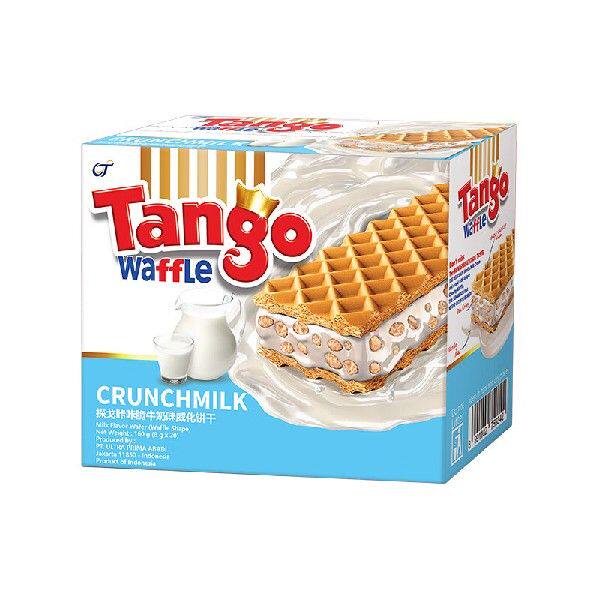 tango探戈咔咔脆印尼进口威化饼干休闲零食下午茶(牛奶味)