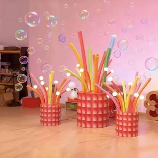 2026新年跨年活动创意互动装置吐泡泡烟花节日商场打卡氛围布置