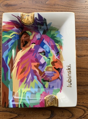 鲁宾斯基lubinski双人陶瓷雪茄烟灰缸