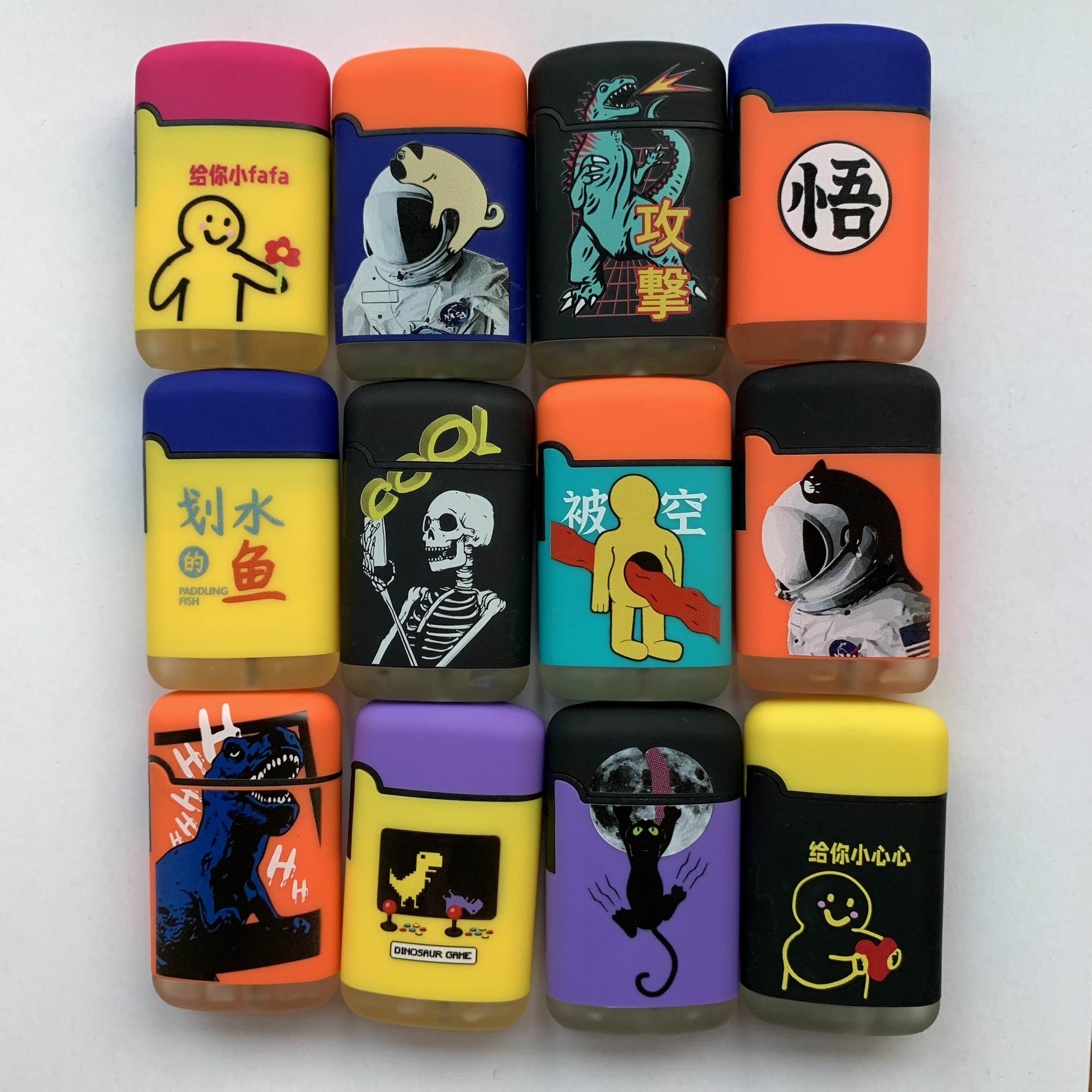 抖音网红英伽zengaz打火机直冲