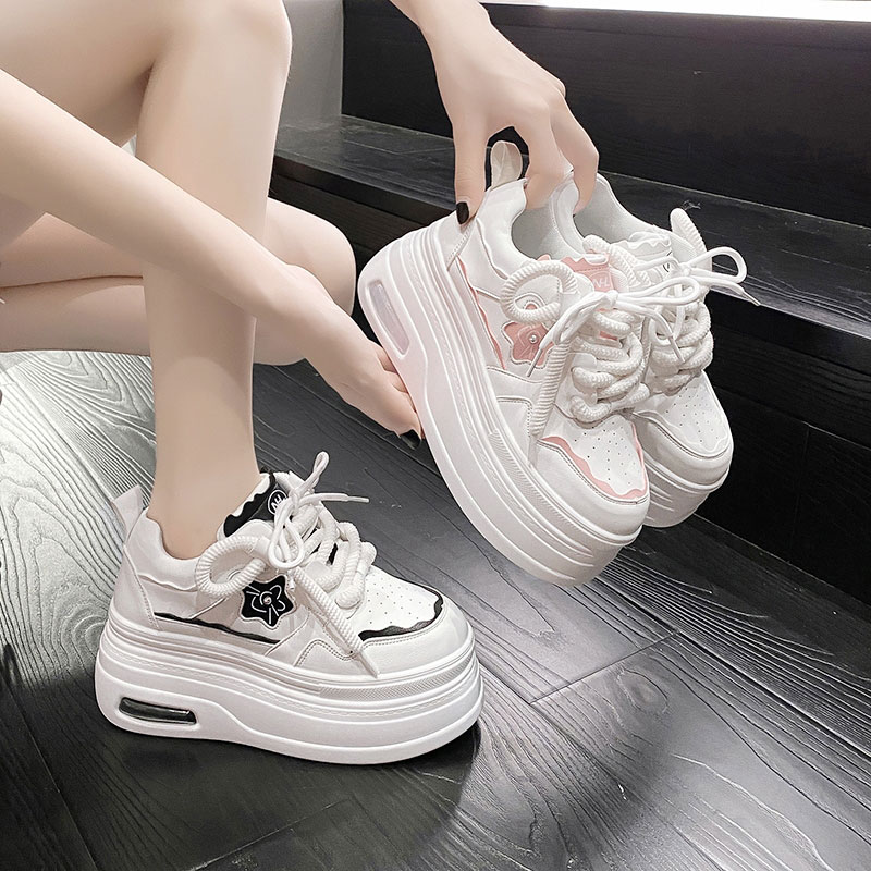 8cm内增高厚底高跟运动休闲鞋