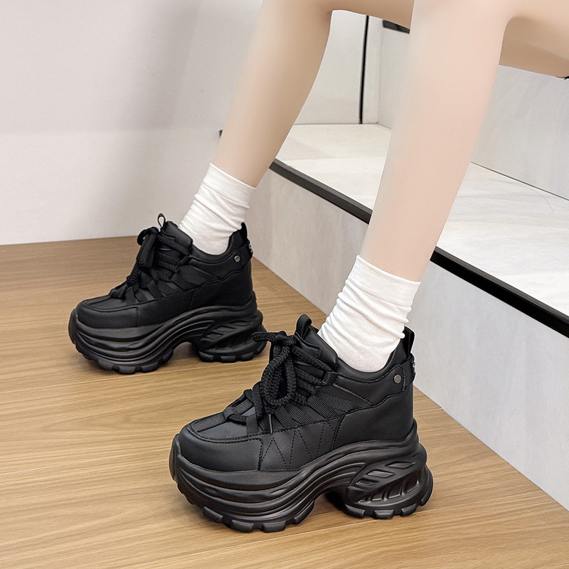 2026春季新款9cm内增高女鞋厚底小个子老爹鞋百搭高跟运动休闲鞋,女鞋,老爹鞋,淘宝优惠券,粉丝福利购,淘宝优惠卷