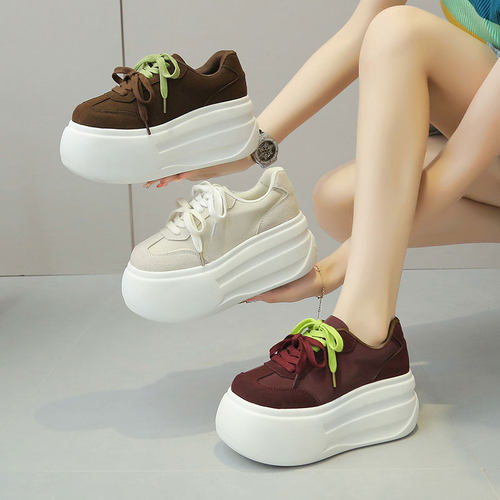 8cm内增高厚底高跟运动休闲鞋