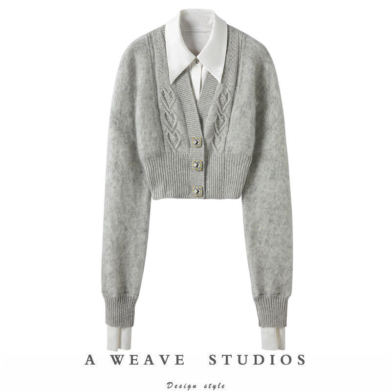 忍不住自留~100%纯山羊绒毛衣女短款法式复古V领开衫外套,女装/女士精品,羊绒衫,淘宝优惠券,粉丝福利购,淘宝优惠卷