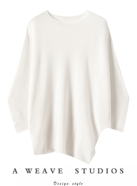 萨琪尼真丝羊绒 · ji致肤感 · 蝙蝠袖针织衫