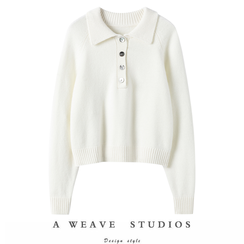 100%纯山羊绒衫女秋冬