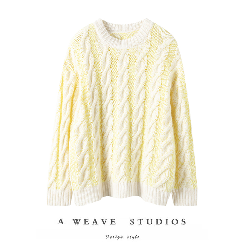 加厚上衣秋冬保暖针织羊绒毛衣女