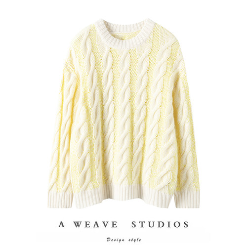 加厚上衣秋冬保暖针织羊绒毛衣女