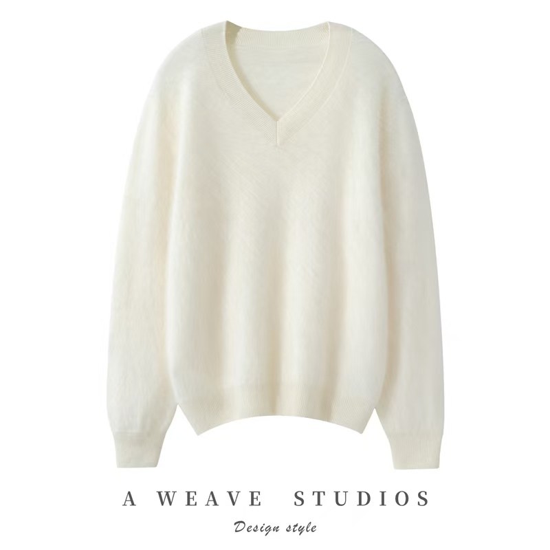 邂逅秋冬~2025年秋季拉绒圆领通勤纯色打底衫100羊绒衫女针织上衣,女装/女士精品,羊绒衫,淘宝优惠券,粉丝福利购,淘宝优惠卷