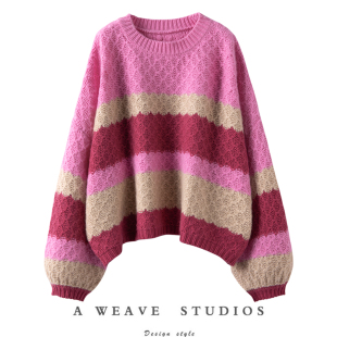 羊绒衫 萨琪尼一万个推荐 萨家优质纯山羊绒毛衣女加厚灯笼袖