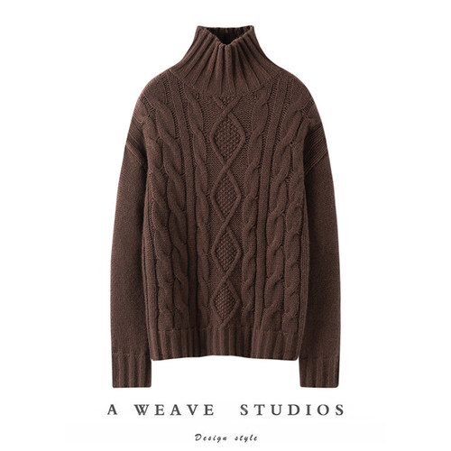 山羊绒加厚宽松秋冬新款针织