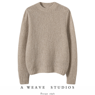 上衣 真丝羊绒蓬松云感镂空针织圆领长袖 天天想穿 太好看了