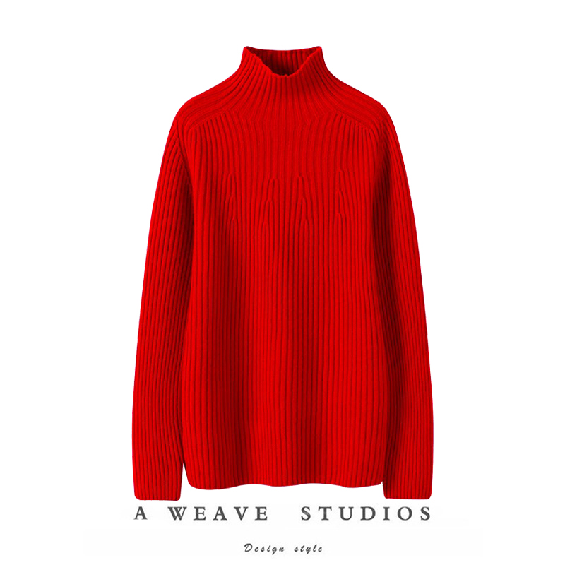 绒衫女加厚毛衣女多色