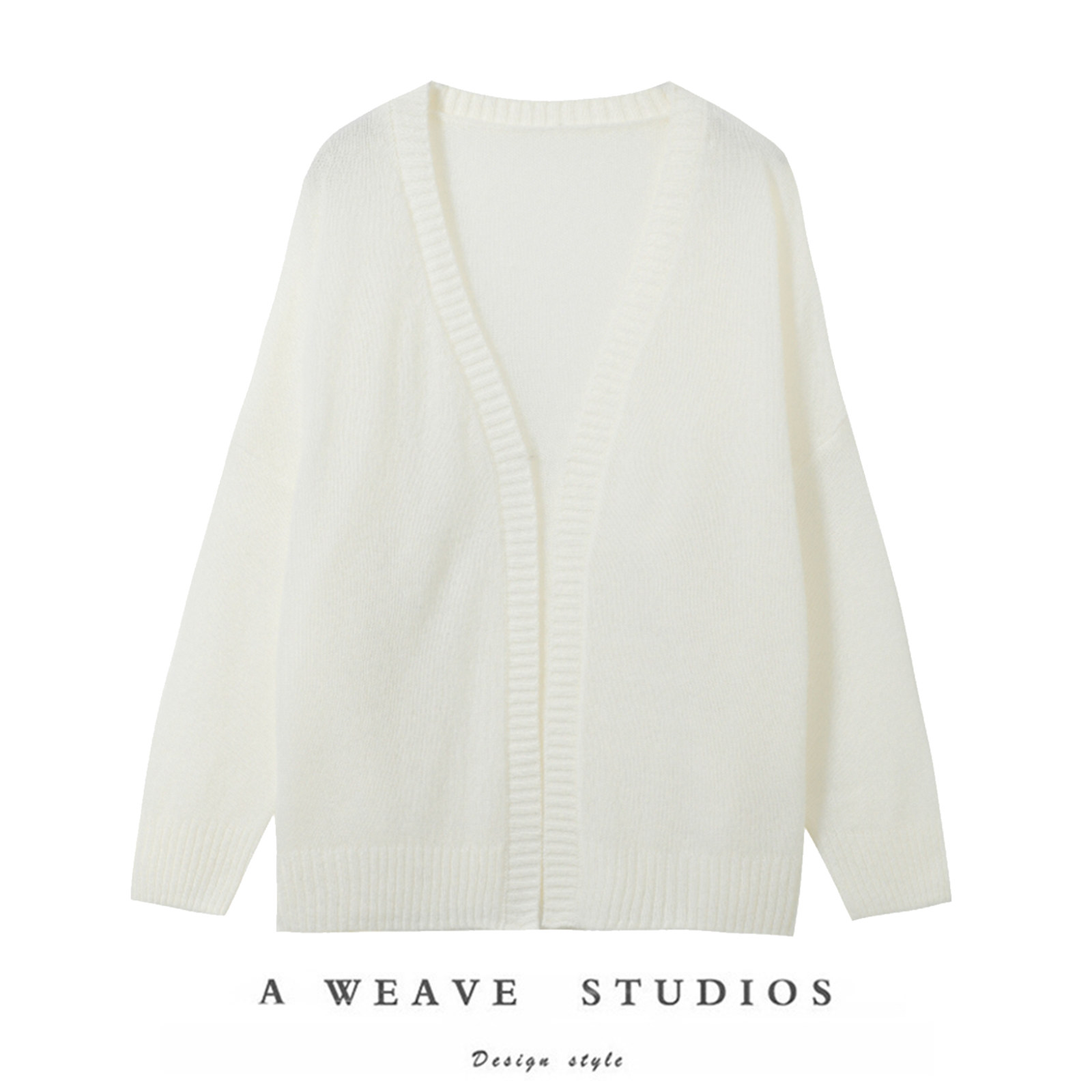 云朵感~2025春夏新款高奢羊绒白厂丝朵朵棉花糖薄款开衫