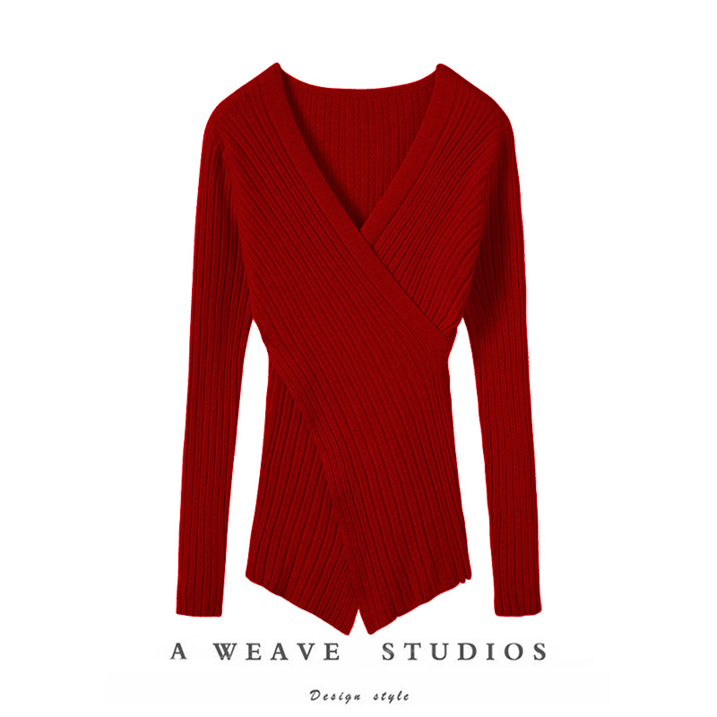 纯山羊绒针织衫女秋新款修身内搭