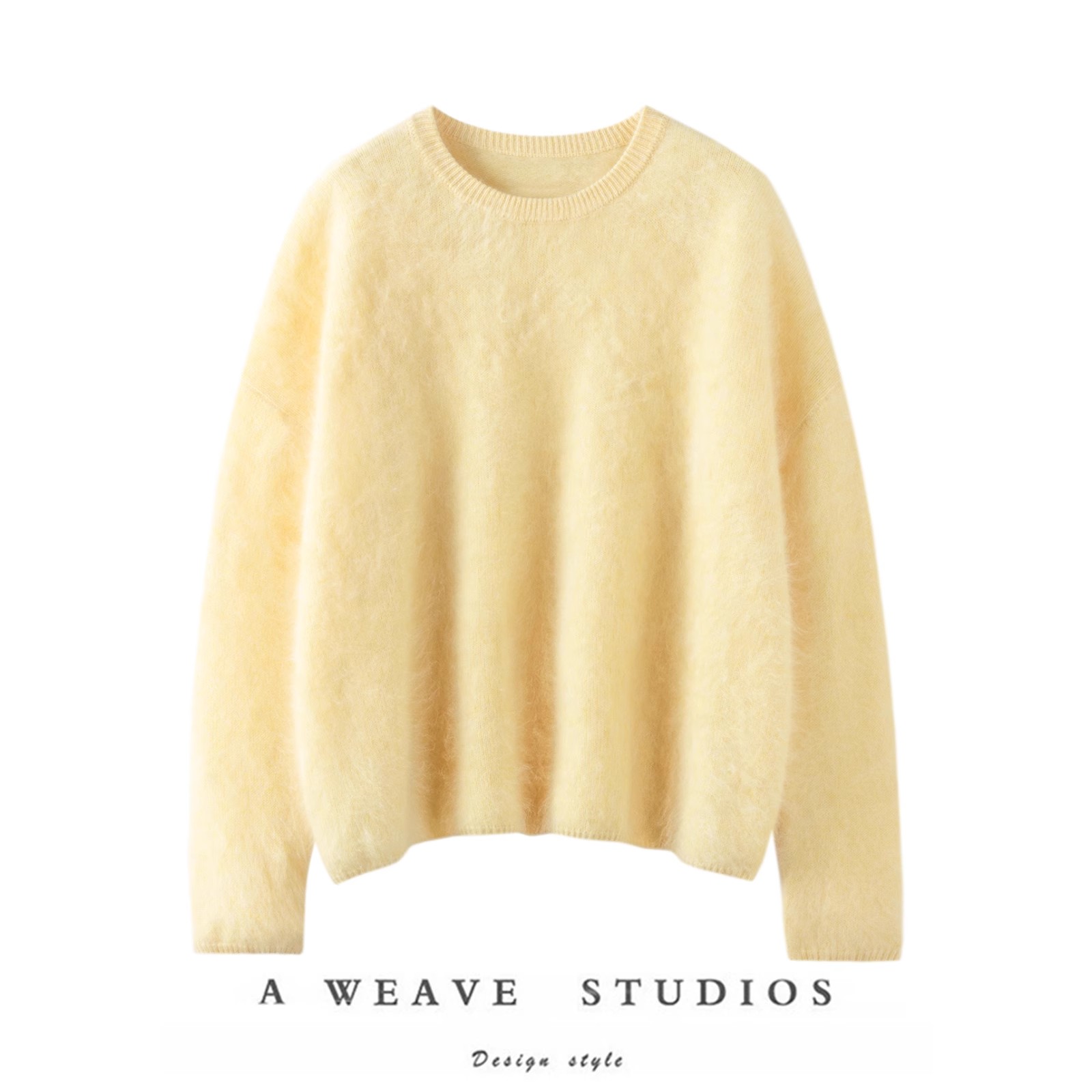 巅峰水洗拉绒雾感针织毛衣