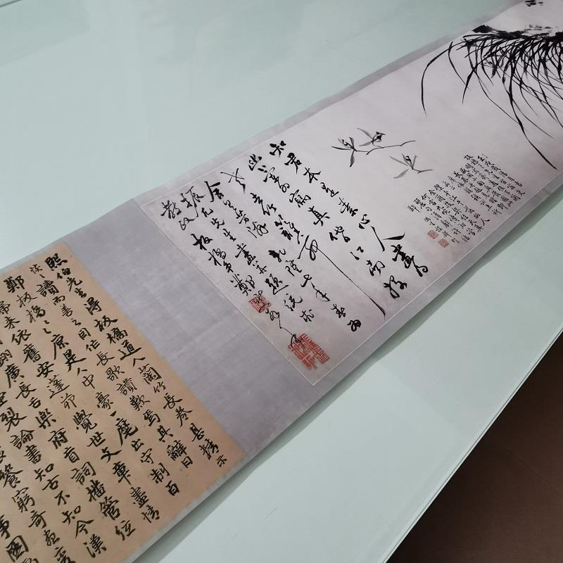 古国画名作郑板桥真迹高清微喷复