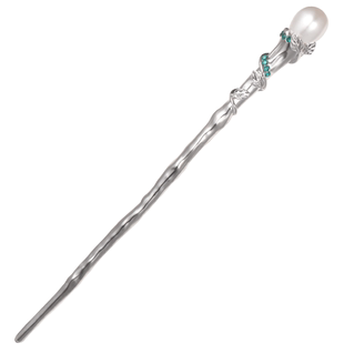 AIQILA设计师新款枝蔓仿珍珠发簪中式简约盘发日常头发簪子头饰