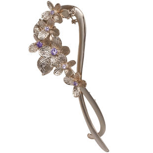 AIQILA哎奇啦小众花意系列绣球花盘发扭扭夹复古高级感发夹新款