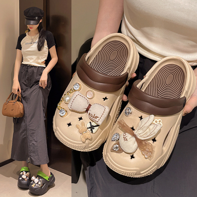 洞洞鞋女款2025夏季新款外穿海边