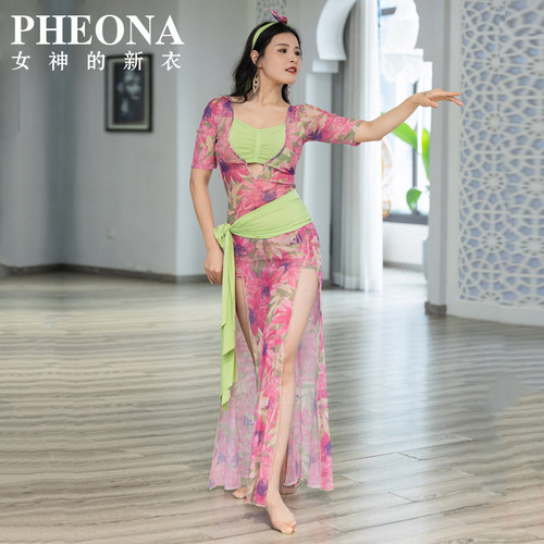 女神的新衣肚皮舞服装演出长袍女