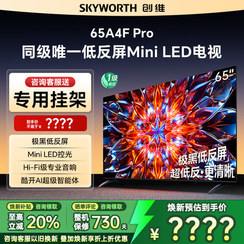 创维A4FPro65英寸低反屏电视液晶