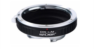 K&F EOS-LM Canon佳能EF镜头转徕卡M转接环EF-L/M LM-EA7自动对焦