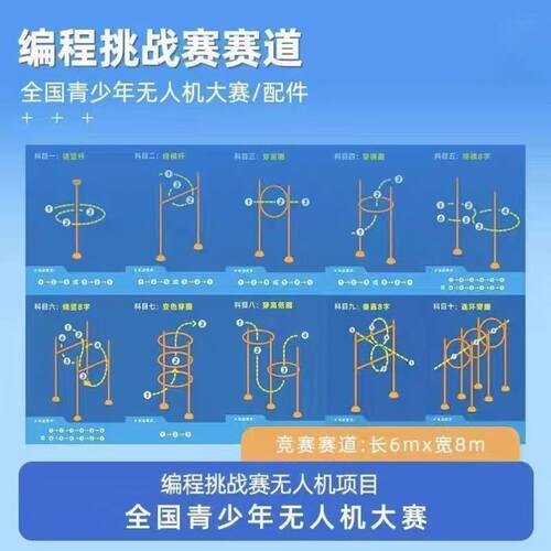 2025全国无人机编程挑战赛赛道无人机比赛障碍物比赛专用训练器材