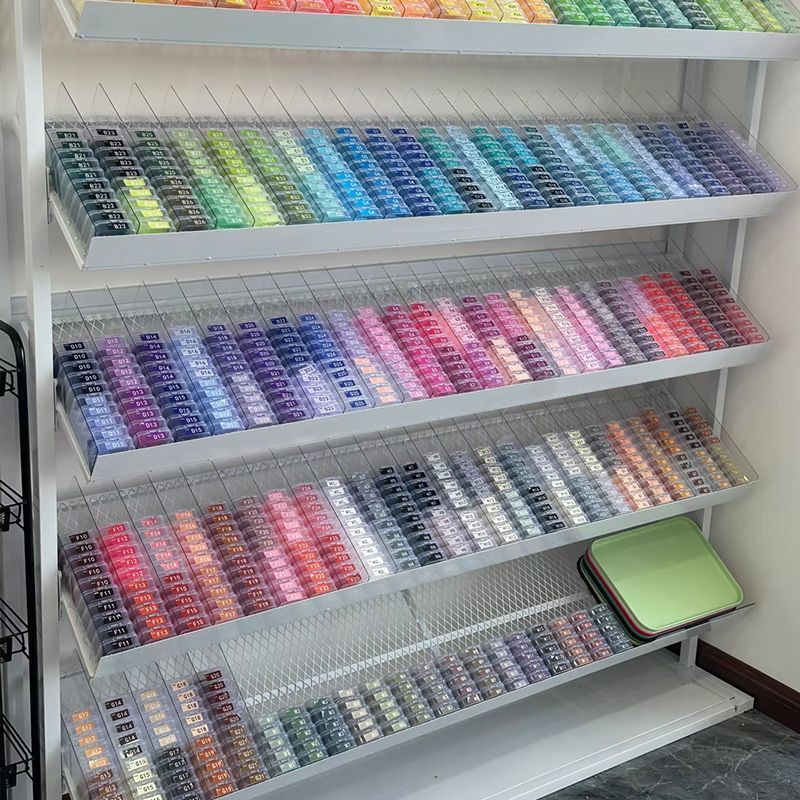 拼豆收纳架置物架透明整理米珠材料包分装收纳瓶拼豆展示架