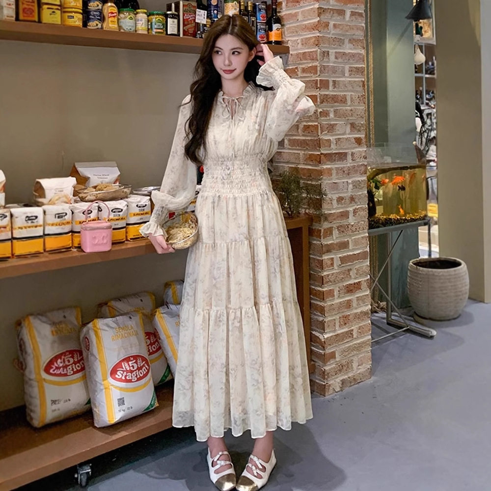 Maison Hysan小狐狸超好看独特漂亮茶歇法式连衣裙复古高级感时尚