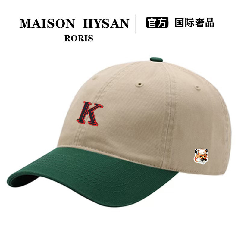 法式Maison Hysan小狐狸棒球帽男女同款鸭舌帽夏季时尚百搭显脸小