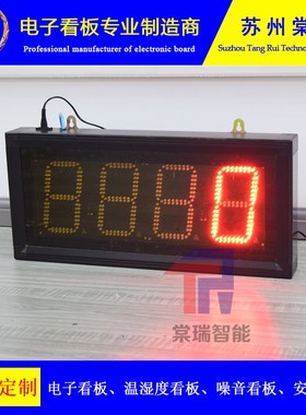 4位室外计数UDP协议电子看板电脑修改IP6位485双面计时器顺丰包邮