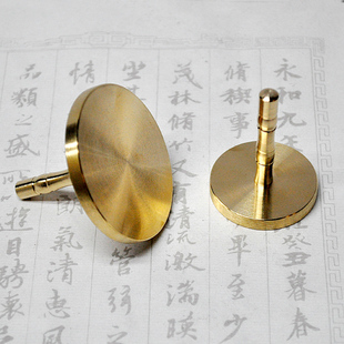 灰压纯铜加厚圆灰押香灰压香灰整平器香道香篆用具打拓香纂香篆印