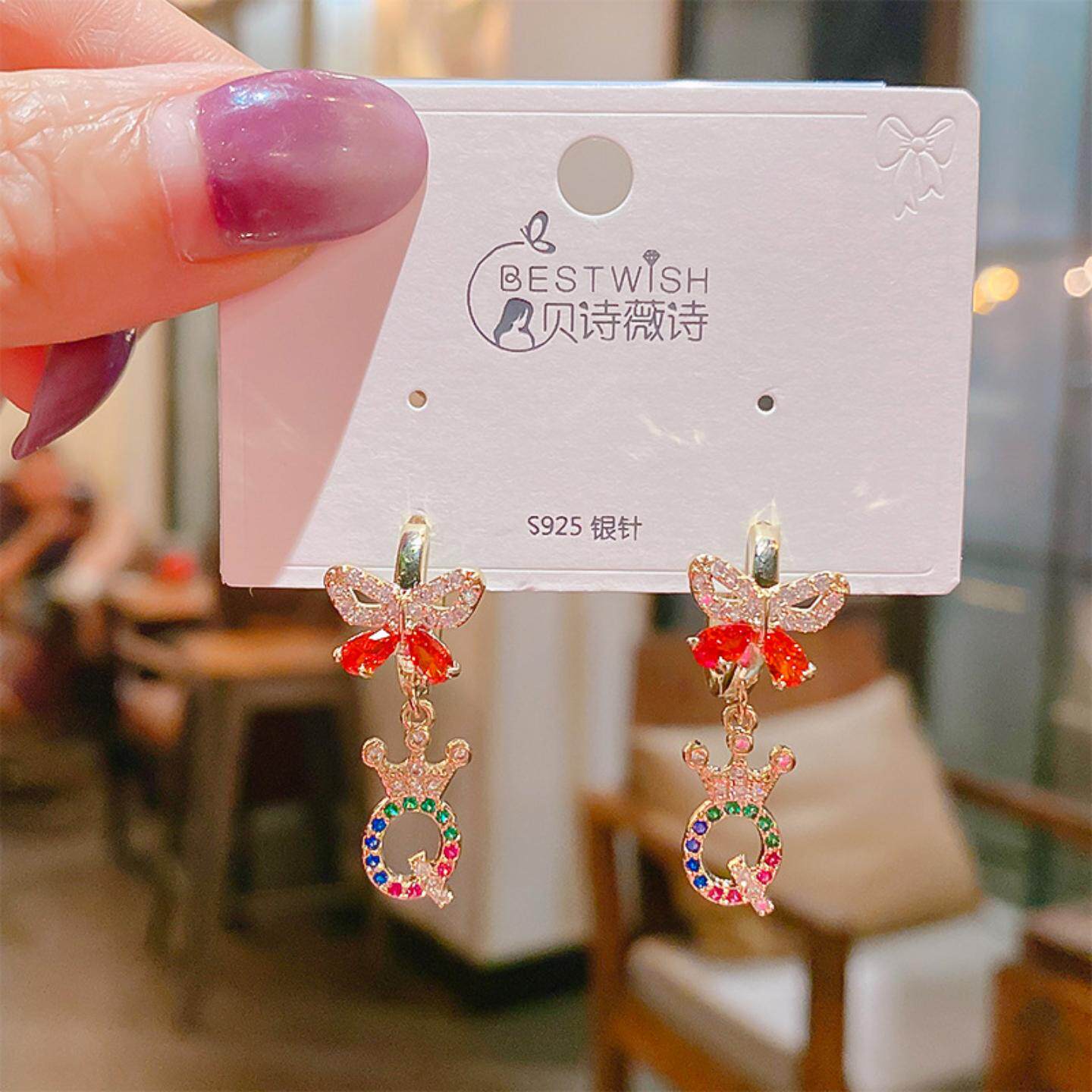 真金电镀欧美风蝴蝶结皇冠皇后