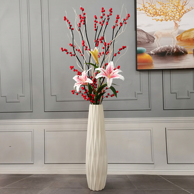 开业婚房百合花束喜庆仿真发财果