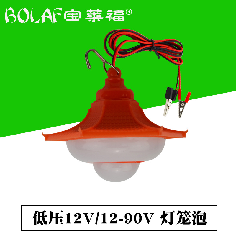新款12Vled灯泡夜市电瓶车摆地摊灯生鲜水果猪肉灯直流低压灯泡