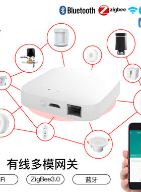 涂鸦zigbee智能家居蓝牙多模有线网关定时智能网关双模mini主机