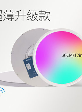 WIFI智能遥控吸顶灯 RGBCW语音变色吸顶灯客厅卧室LED全彩吸顶灯