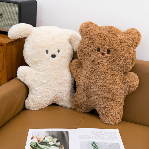 小狗抱枕超软小熊公仔抱着睡觉