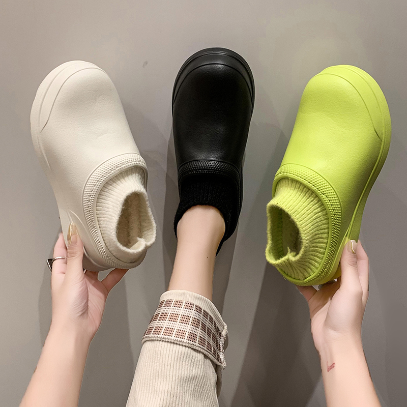 简约高级感防水包跟棉鞋