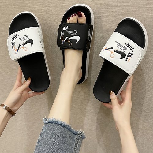 拖鞋外穿网红厚底情侣ins潮家用